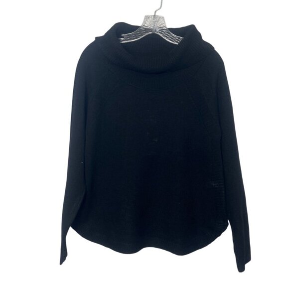 By Design Cowl Neck Sweater Womens Black Large New Pull Over - Picture 1 of 9
